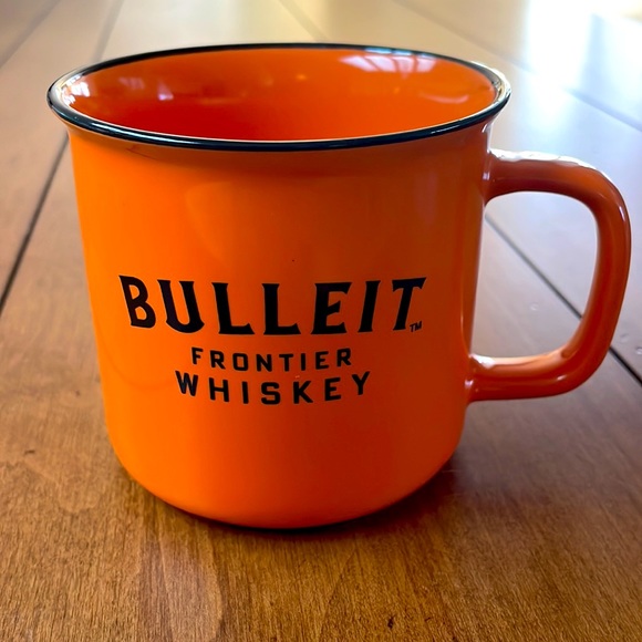 Bulleit Orange/Black Ceramic Cup Mug (10 fl oz) - Picture 1 of 9
